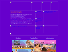 Tablet Screenshot of nakedwellhungmen.com